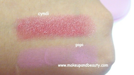 mac lady gaga lipstick swatch. Here are the swatches.