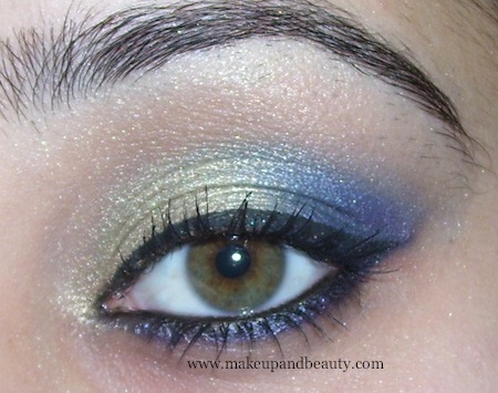 172 Indian Wedding Golden Blue Eye Makeup Look Tutorial