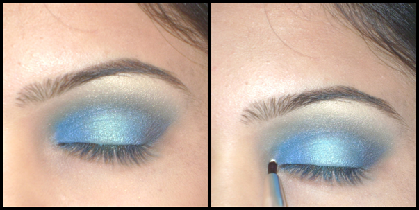 scene eye makeup tutorial. rihanna eye makeup tutorial. blue eye makeup tutorial.