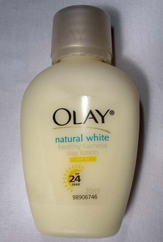 Facial Products  Women on My 30ml Bottle Of Olay Natural White Healthy Fairness Day Lotion Spf24