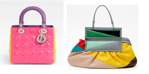 color blocking trend bags