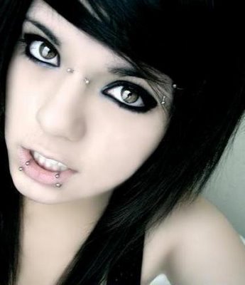 emos makeup. In Emo makeup eyes are the