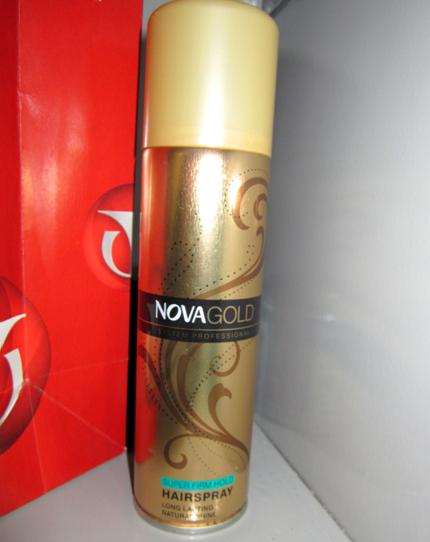 Nova Gold Super Firm Hold Hair Spray Review