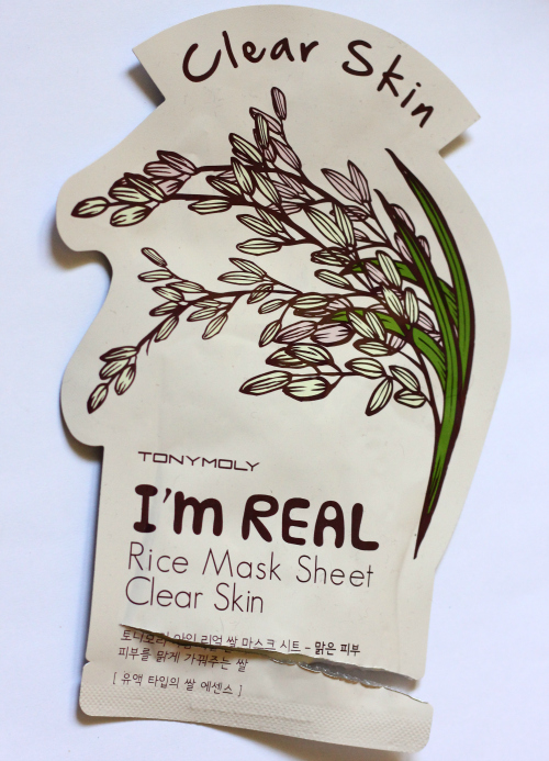Tonymoly I?m Real Clear Skin Rice Mask Sheet Review
