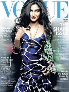 SOnam Kaooor Vogue India Jan 2010