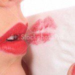 Blotting lipstick