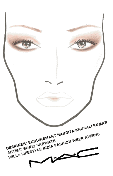 Makeup Face Chart Mac Saubhaya Makeup