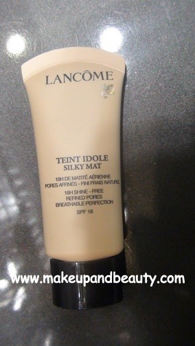 TEINT IDOLE SILKY MAT- p to 18h Shine-Free Refined pores Breathable perfection SPF 15
