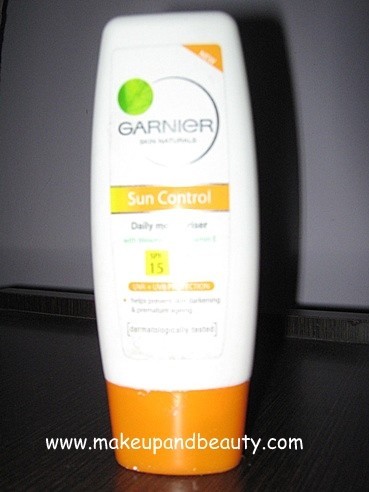 Garnier Sunscreen