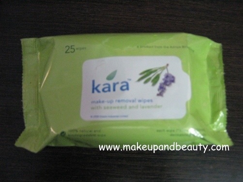 Kara make up remover wipe