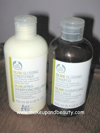 The Body Shop Olive Glossing Shampoo  + Conditioner