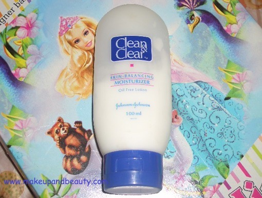 Clean and Clear face moisturiser