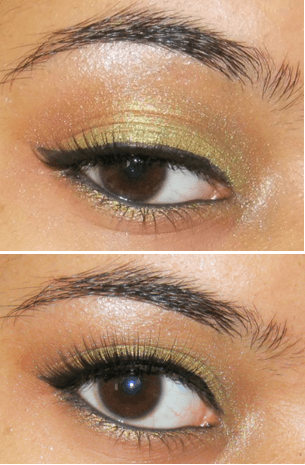 Golden Eye Makeup 