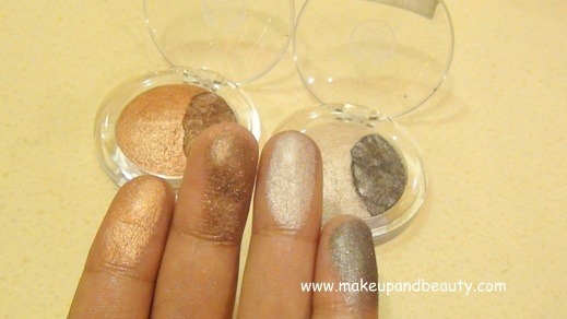 The Body Shop Italian Baked-to-Last Eye Colour-copper-moonstone-swatches