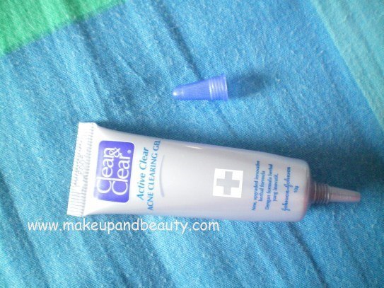 Clean and Clear active acne clearing gel