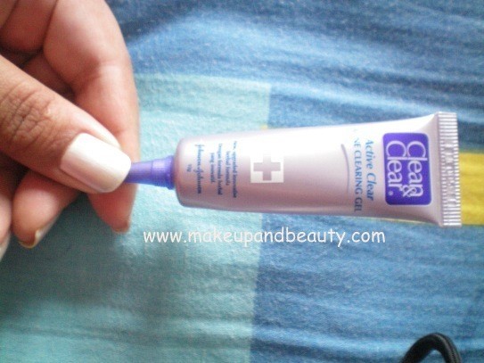 Clean and Clear active acne clearing gel