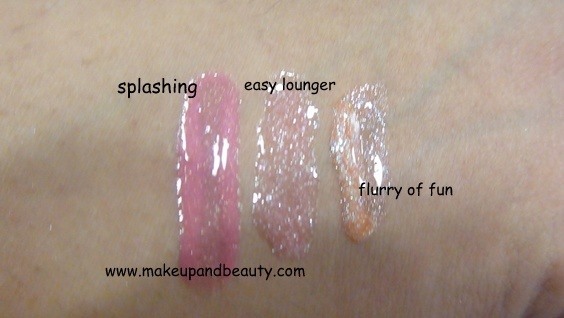 MAC To the Beach lip glass Swatches
