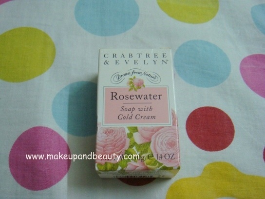 Crabtree and Evelyn Rose Water Soap with Cold Cream