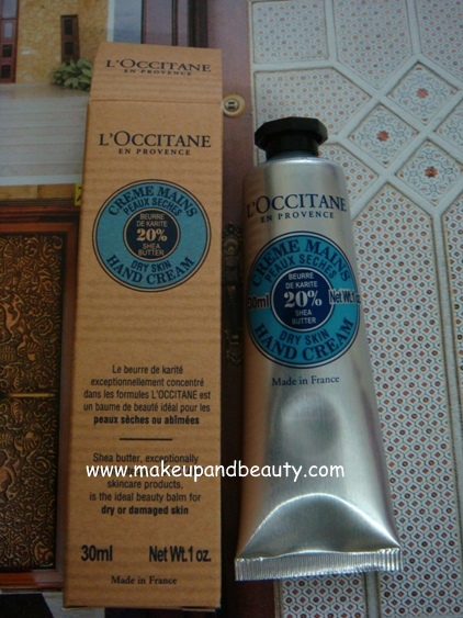 L'occitane hand Cream for Dry Skin