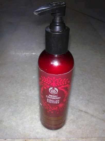 The Body SHop Cranberry Shimmer Lotion