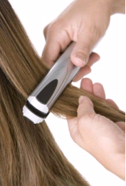curling hair with straighteners
