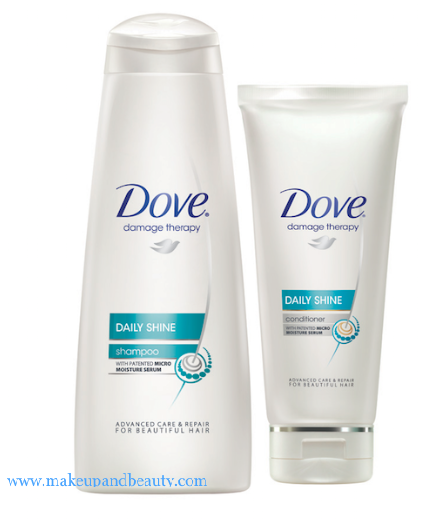 DAILY SHINE: Dove Daily Shine protects hair from daily damage and “Makes Normal Hair Beautiful”. 