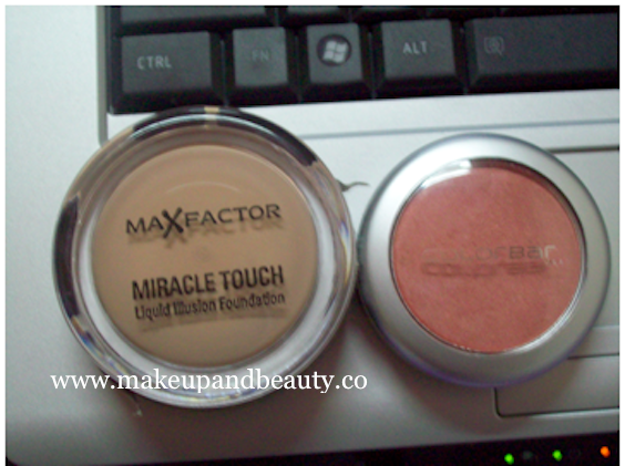 Maxfactor Miracle Touch, Colorbar Peachy Rose