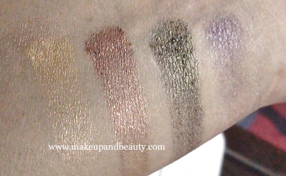 Tanjore Rush Quad swatches (with brush)