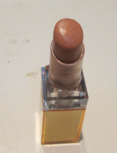 shimmery lipstick