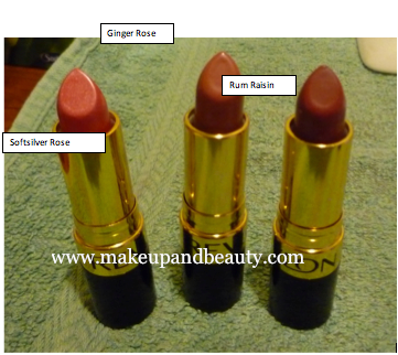 Revlon Lipstick shades