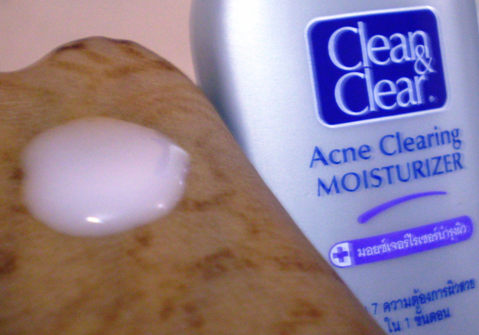 clean and clear acne clearing moisturizer