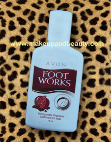 Avon Foot Works Pomegranate Chocolate Soothing Foot Soak 