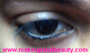 Copper eye makeup 