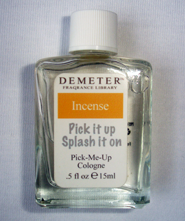 Demeter fragrance library Pick it up splash it on Incense
