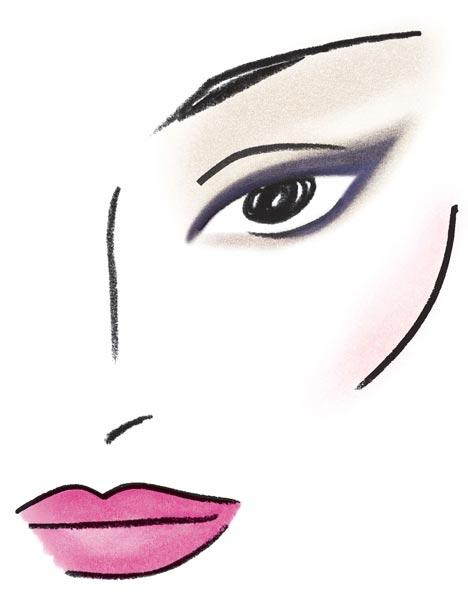 Estee Lauder-Winter Violet-Face Chart