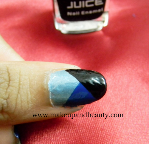 Black nail paint