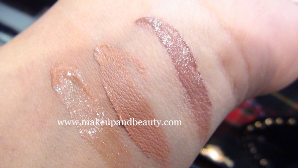MAC A fabulous Fantasy swatches