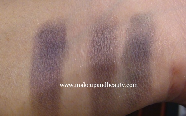 MAC Tartan Tale Beauties Play It Cool Eyeshadow Palette swatch