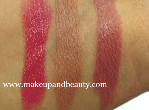 MAC & Mickey contractor Lipstick swatches 