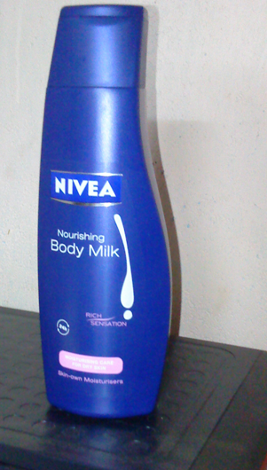 Nivea nourishing body milk