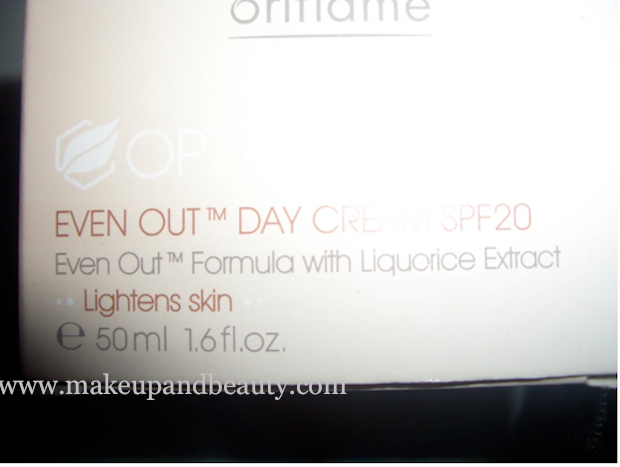 Oriflame EVEN OUT DAY CREAM WITH SPF 20 