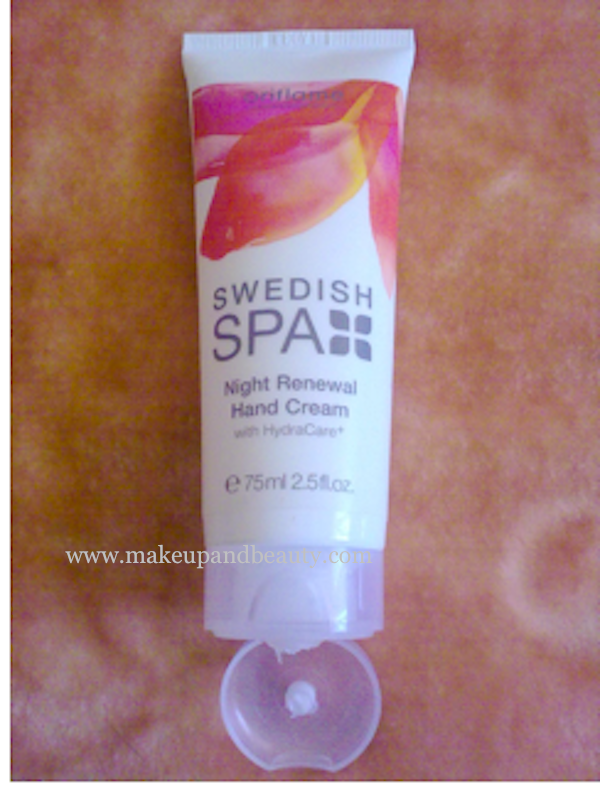 Oriflame Swedish Spa Night Renewal Hand Cream with Hydracare+ 1