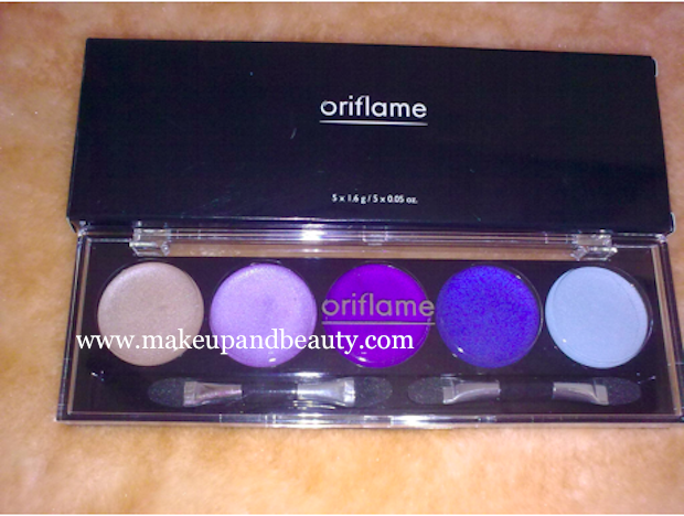 Oriflame eyeshadow blue & Lilac 