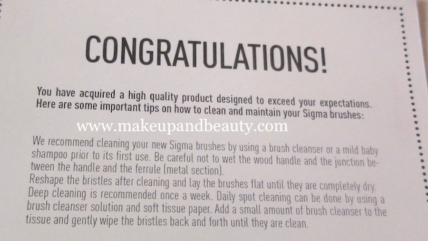 Sigma Make Me Crazy brush Kit 