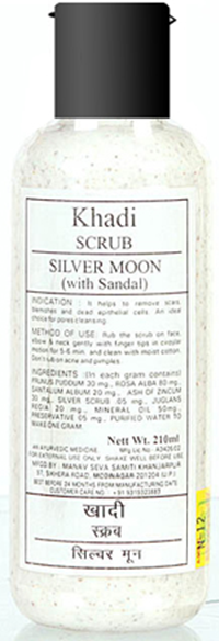 khadi scrub silver moon