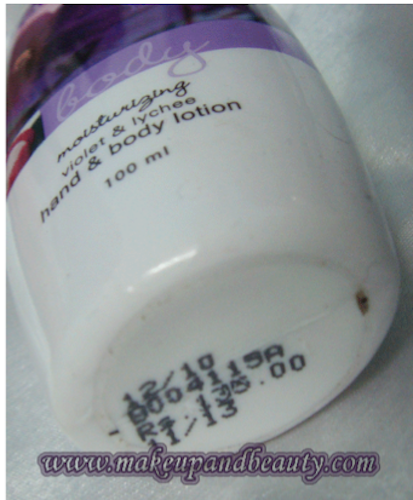 Avon VIOLET AND LYCHEE HAND AND BODY LOTION