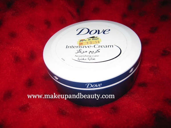 Dove Intensive Cream the tub