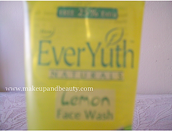 Ever Yuth Naturals Lemon Face Wash 