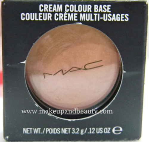 MAC cream color base improper copper box 