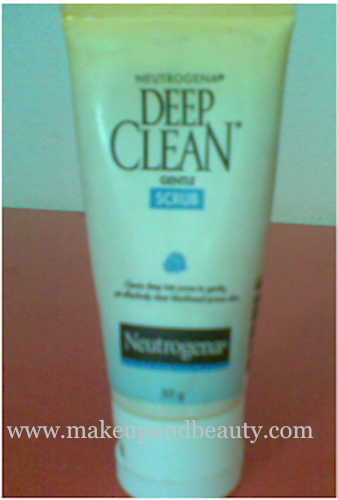 Neutrogena deep clean facial scrub